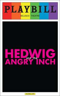 Hedwig and the Angry Inch - June 2015 Playbill with Rainbow Pride Logo 